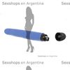 Vibrador de textura satinada rigido 